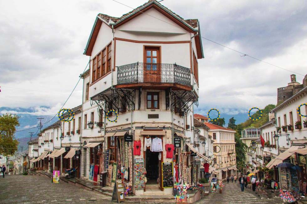 bustling Bazar of Gjirokastër