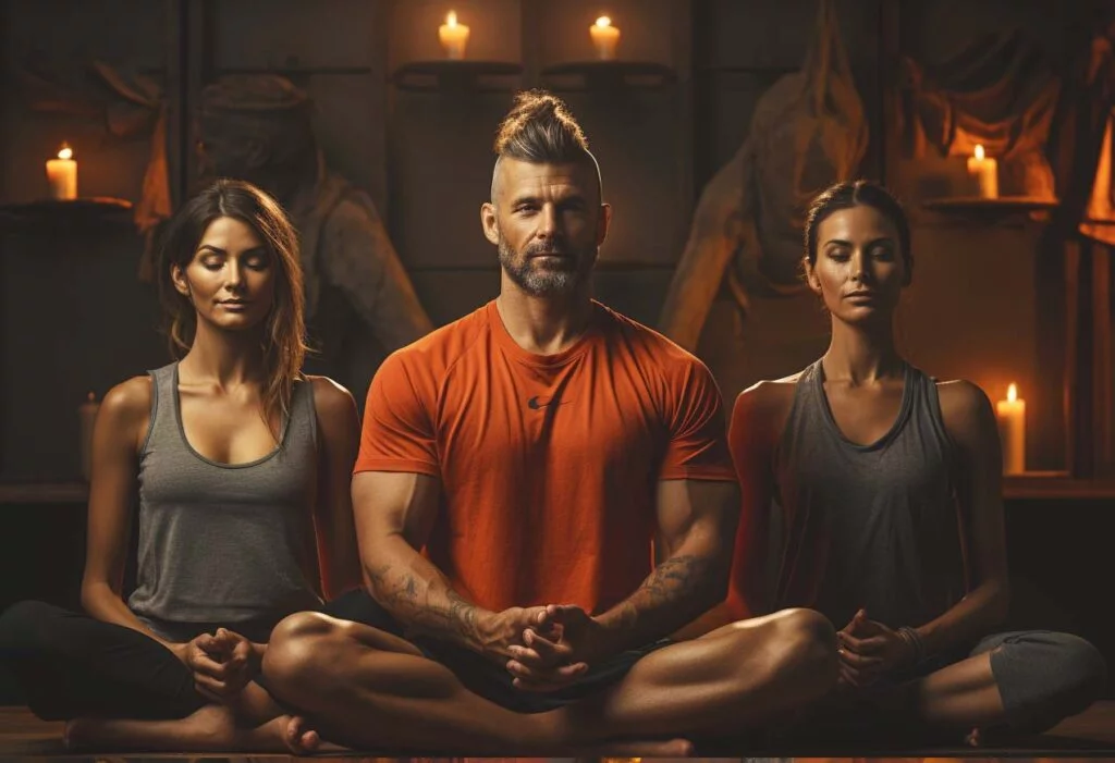 yoga session