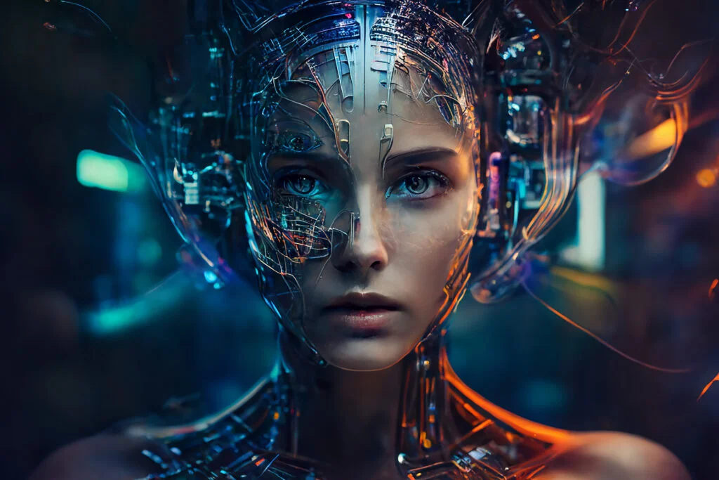 lady cyborg graphics