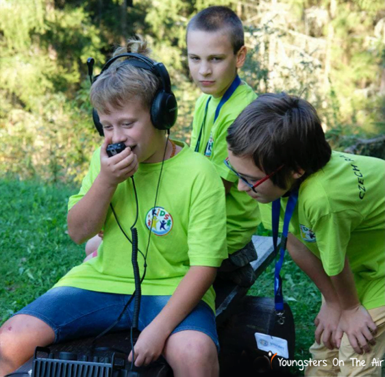 kids speaking over radio