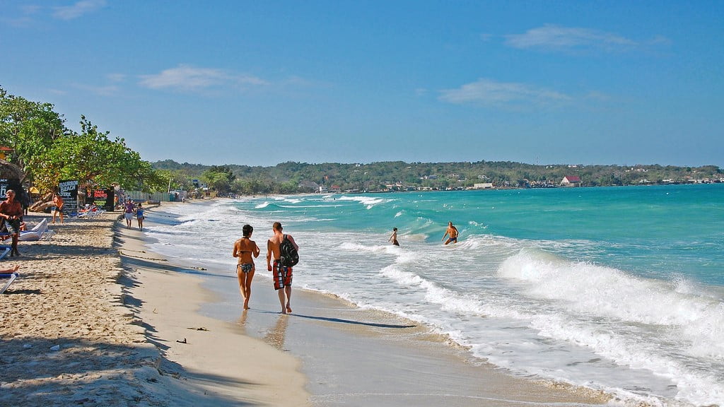 Jamaica tourist beaches