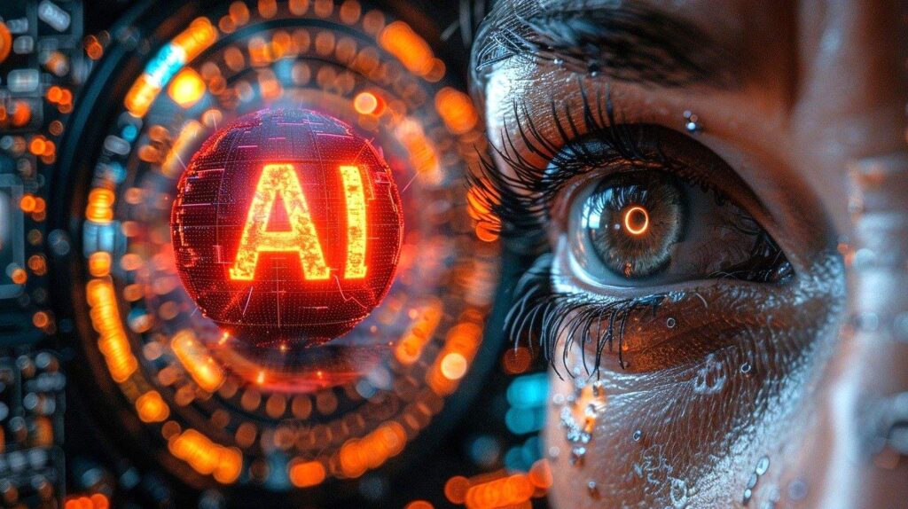 artist impression of AI's future vision