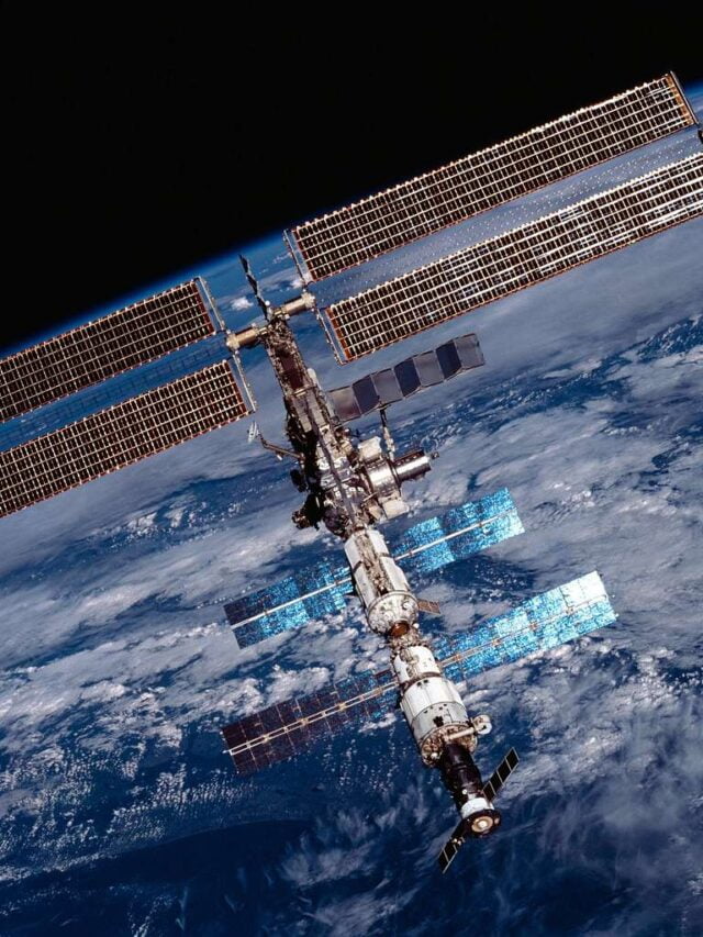 ISS full view with solar panels